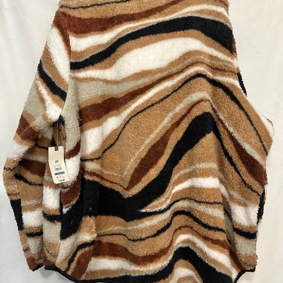 NWT - Zip Sherpa Pullover - Picture 2 of 5